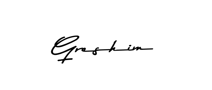 You can use this online signature creator to create a handwritten signature for the name Greshim. This is the best online autograph maker. Greshim signature style 9 images and pictures png