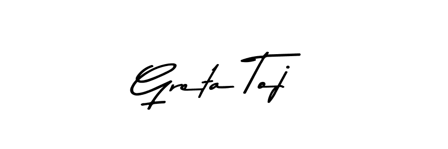 It looks lik you need a new signature style for name Greta Toj. Design unique handwritten (Asem Kandis PERSONAL USE) signature with our free signature maker in just a few clicks. Greta Toj signature style 9 images and pictures png