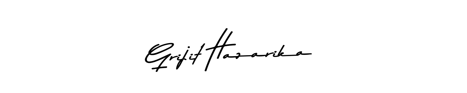 Also You can easily find your signature by using the search form. We will create Grijit Hazarika name handwritten signature images for you free of cost using Asem Kandis PERSONAL USE sign style. Grijit Hazarika signature style 9 images and pictures png