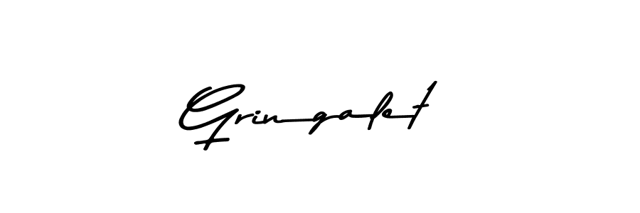 How to make Gringalet signature? Asem Kandis PERSONAL USE is a professional autograph style. Create handwritten signature for Gringalet name. Gringalet signature style 9 images and pictures png