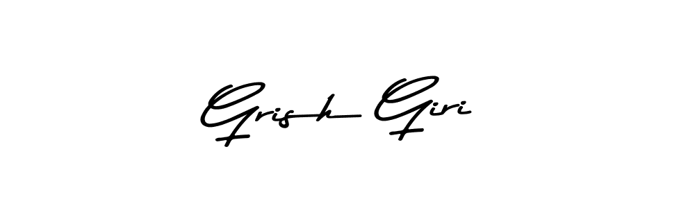 Also we have Grish Giri name is the best signature style. Create professional handwritten signature collection using Asem Kandis PERSONAL USE autograph style. Grish Giri signature style 9 images and pictures png