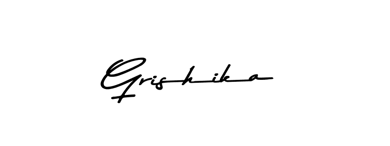 It looks lik you need a new signature style for name Grishika. Design unique handwritten (Asem Kandis PERSONAL USE) signature with our free signature maker in just a few clicks. Grishika signature style 9 images and pictures png