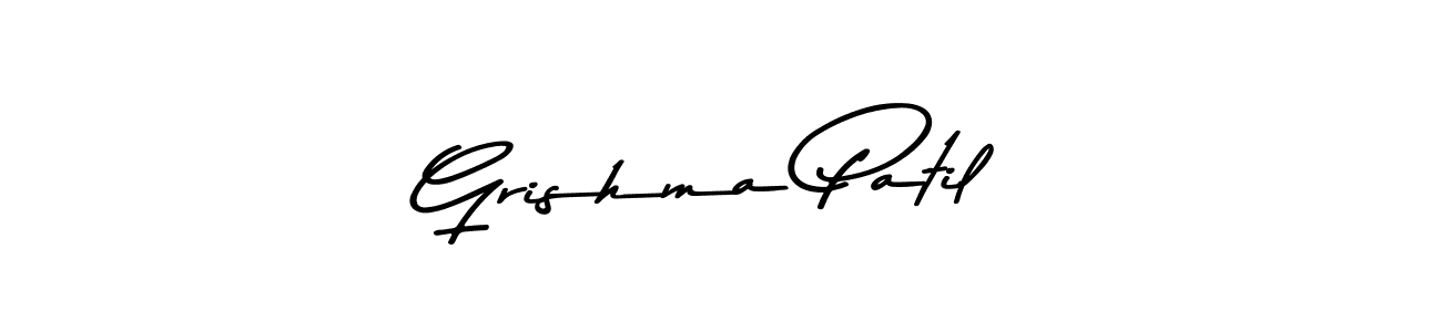 Here are the top 10 professional signature styles for the name Grishma Patil. These are the best autograph styles you can use for your name. Grishma Patil signature style 9 images and pictures png