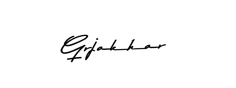 Similarly Asem Kandis PERSONAL USE is the best handwritten signature design. Signature creator online .You can use it as an online autograph creator for name Grjakhar. Grjakhar signature style 9 images and pictures png