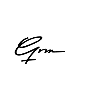 You should practise on your own different ways (Asem Kandis PERSONAL USE) to write your name (Grm) in signature. don't let someone else do it for you. Grm signature style 9 images and pictures png