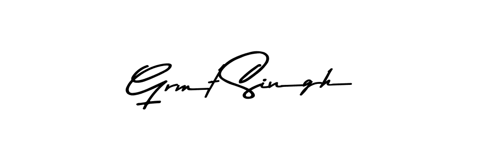 How to make Grmt Singh signature? Asem Kandis PERSONAL USE is a professional autograph style. Create handwritten signature for Grmt Singh name. Grmt Singh signature style 9 images and pictures png