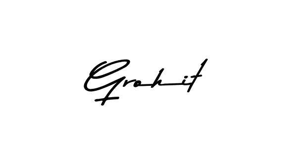 How to make Grohit signature? Asem Kandis PERSONAL USE is a professional autograph style. Create handwritten signature for Grohit name. Grohit signature style 9 images and pictures png