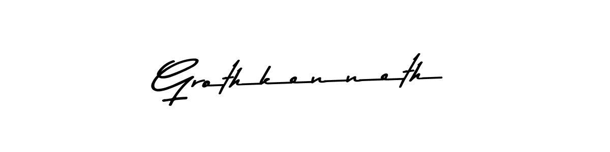 How to make Grothkenneth signature? Asem Kandis PERSONAL USE is a professional autograph style. Create handwritten signature for Grothkenneth name. Grothkenneth signature style 9 images and pictures png