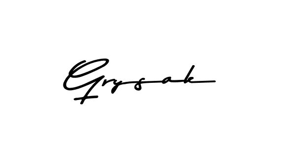 Similarly Asem Kandis PERSONAL USE is the best handwritten signature design. Signature creator online .You can use it as an online autograph creator for name Grysak. Grysak signature style 9 images and pictures png