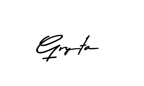 Here are the top 10 professional signature styles for the name Gryta. These are the best autograph styles you can use for your name. Gryta signature style 9 images and pictures png