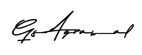 Make your name Gs Agrawal memorable on every contract using Asem Kandis PERSONAL USE autograph style. Instant transparent background export available. Gs Agrawal signature style 9 images and pictures png