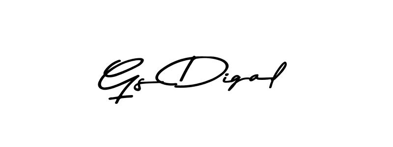 Make a beautiful signature design for name Gs Digal. Use this online signature maker to create a handwritten signature for free. Gs Digal signature style 9 images and pictures png