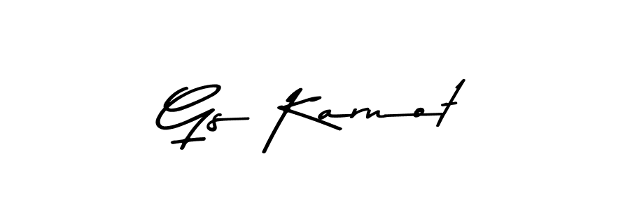 Also You can easily find your signature by using the search form. We will create Gs Karnot name handwritten signature images for you free of cost using Asem Kandis PERSONAL USE sign style. Gs Karnot signature style 9 images and pictures png