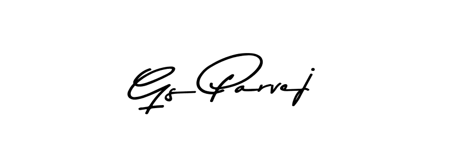 How to Draw Gs Parvej signature style? Asem Kandis PERSONAL USE is a latest design signature styles for name Gs Parvej. Gs Parvej signature style 9 images and pictures png