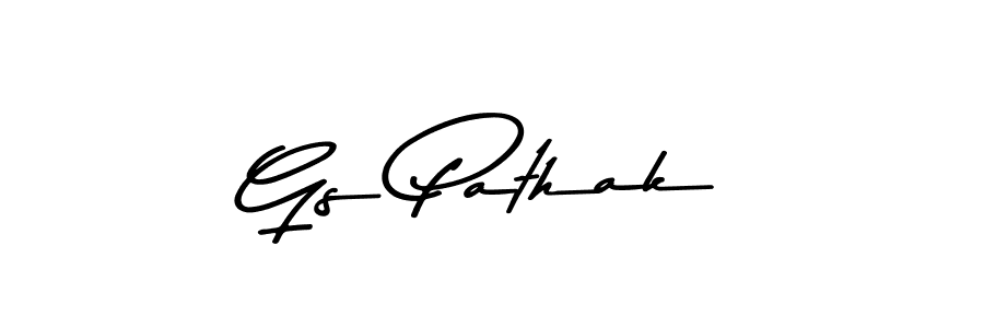 Asem Kandis PERSONAL USE is a professional signature style that is perfect for those who want to add a touch of class to their signature. It is also a great choice for those who want to make their signature more unique. Get Gs Pathak name to fancy signature for free. Gs Pathak signature style 9 images and pictures png