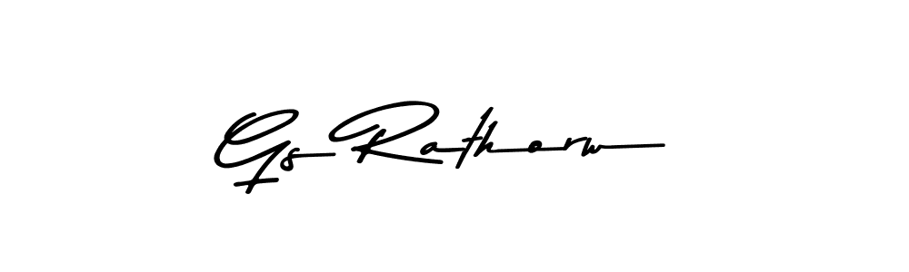 It looks lik you need a new signature style for name Gs Rathorw. Design unique handwritten (Asem Kandis PERSONAL USE) signature with our free signature maker in just a few clicks. Gs Rathorw signature style 9 images and pictures png