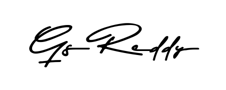 Also You can easily find your signature by using the search form. We will create Gs Reddy name handwritten signature images for you free of cost using Asem Kandis PERSONAL USE sign style. Gs Reddy signature style 9 images and pictures png