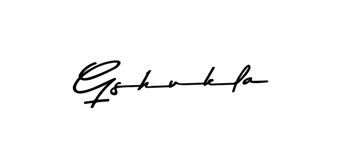 How to make Gshukla signature? Asem Kandis PERSONAL USE is a professional autograph style. Create handwritten signature for Gshukla name. Gshukla signature style 9 images and pictures png