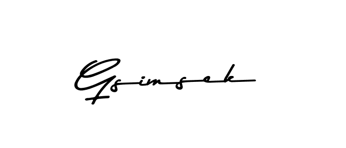 Once you've used our free online signature maker to create your best signature Asem Kandis PERSONAL USE style, it's time to enjoy all of the benefits that Gsimsek name signing documents. Gsimsek signature style 9 images and pictures png