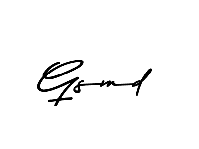 How to make Gsmd name signature. Use Asem Kandis PERSONAL USE style for creating short signs online. This is the latest handwritten sign. Gsmd signature style 9 images and pictures png