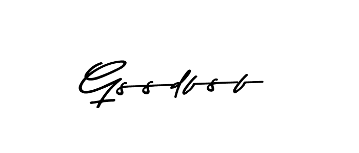 How to make Gssdfsf name signature. Use Asem Kandis PERSONAL USE style for creating short signs online. This is the latest handwritten sign. Gssdfsf signature style 9 images and pictures png