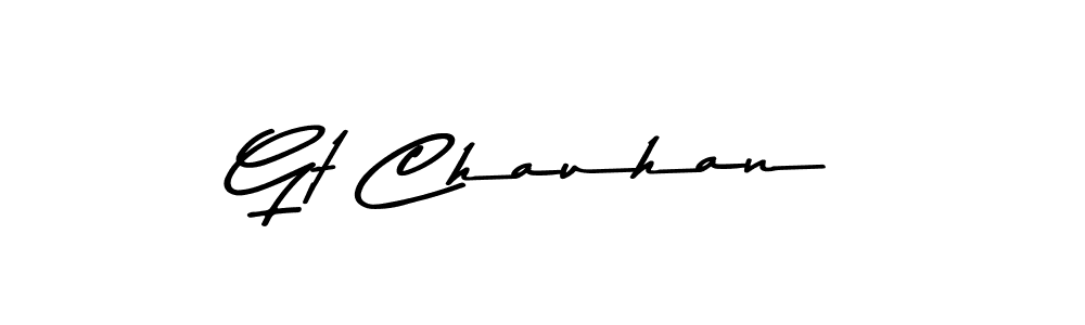 It looks lik you need a new signature style for name Gt Chauhan. Design unique handwritten (Asem Kandis PERSONAL USE) signature with our free signature maker in just a few clicks. Gt Chauhan signature style 9 images and pictures png