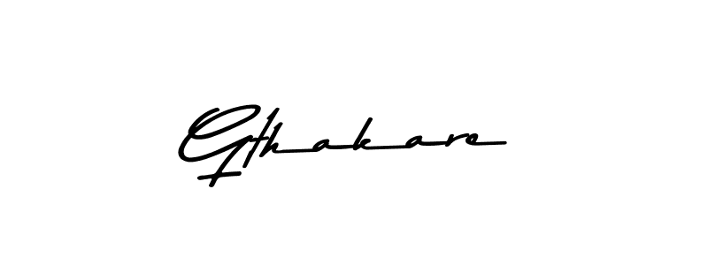 It looks lik you need a new signature style for name Gthakare. Design unique handwritten (Asem Kandis PERSONAL USE) signature with our free signature maker in just a few clicks. Gthakare signature style 9 images and pictures png