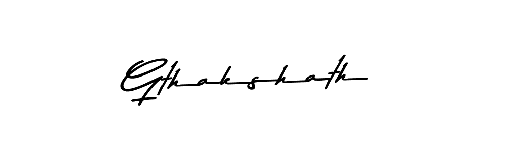 Similarly Asem Kandis PERSONAL USE is the best handwritten signature design. Signature creator online .You can use it as an online autograph creator for name Gthakshath. Gthakshath signature style 9 images and pictures png