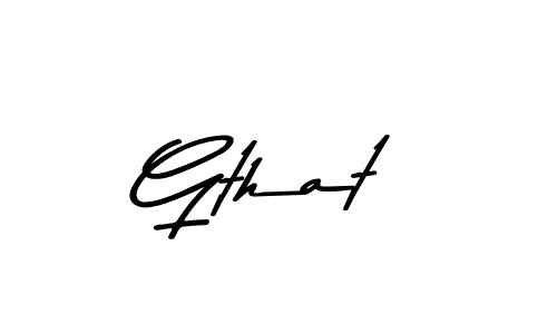 You should practise on your own different ways (Asem Kandis PERSONAL USE) to write your name (Gthat) in signature. don't let someone else do it for you. Gthat signature style 9 images and pictures png