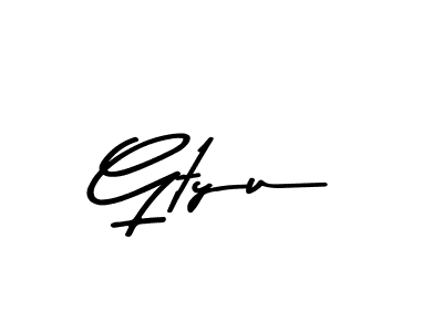 Similarly Asem Kandis PERSONAL USE is the best handwritten signature design. Signature creator online .You can use it as an online autograph creator for name Gtyu. Gtyu signature style 9 images and pictures png