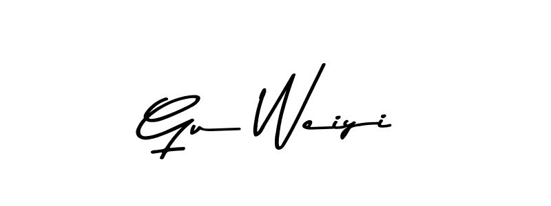 Also we have Gu Weiyi name is the best signature style. Create professional handwritten signature collection using Asem Kandis PERSONAL USE autograph style. Gu Weiyi signature style 9 images and pictures png