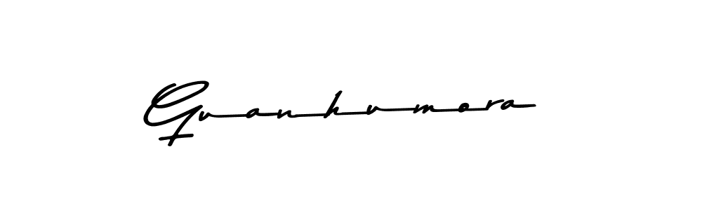 Make a beautiful signature design for name Guanhumora. Use this online signature maker to create a handwritten signature for free. Guanhumora signature style 9 images and pictures png