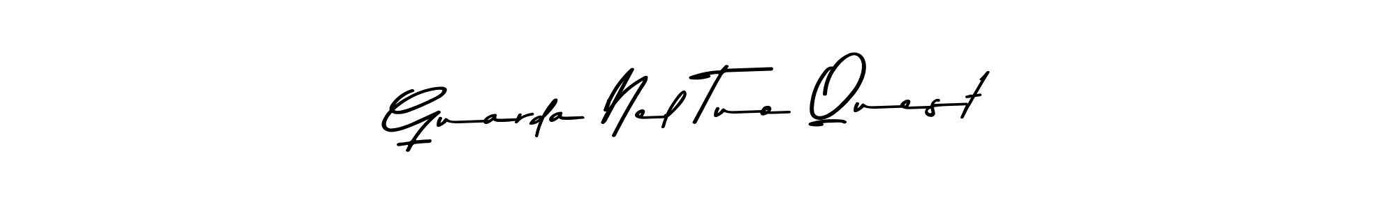 You can use this online signature creator to create a handwritten signature for the name Guarda Nel Tuo Quest. This is the best online autograph maker. Guarda Nel Tuo Quest signature style 9 images and pictures png