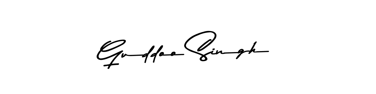 Make a beautiful signature design for name Guddoo Singh. With this signature (Asem Kandis PERSONAL USE) style, you can create a handwritten signature for free. Guddoo Singh signature style 9 images and pictures png