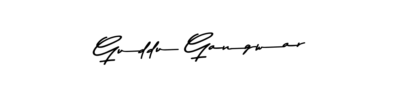 You should practise on your own different ways (Asem Kandis PERSONAL USE) to write your name (Guddu Gangwar) in signature. don't let someone else do it for you. Guddu Gangwar signature style 9 images and pictures png