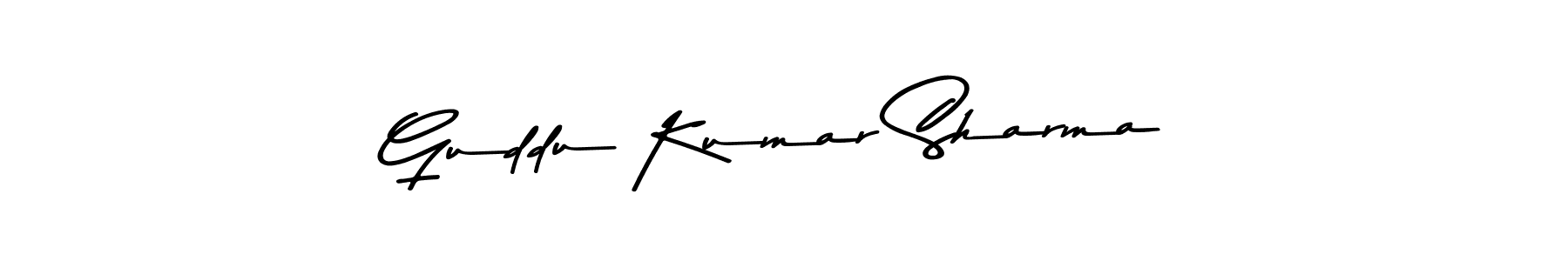 Asem Kandis PERSONAL USE is a professional signature style that is perfect for those who want to add a touch of class to their signature. It is also a great choice for those who want to make their signature more unique. Get Guddu Kumar Sharma name to fancy signature for free. Guddu Kumar Sharma signature style 9 images and pictures png