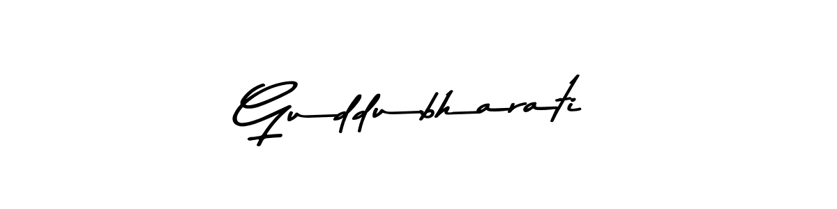 Use a signature maker to create a handwritten signature online. With this signature software, you can design (Asem Kandis PERSONAL USE) your own signature for name Guddubharati. Guddubharati signature style 9 images and pictures png