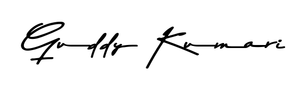 Asem Kandis PERSONAL USE is a professional signature style that is perfect for those who want to add a touch of class to their signature. Get Guddy Kumari name fancy signature for free. Guddy Kumari signature style 9 images and pictures png