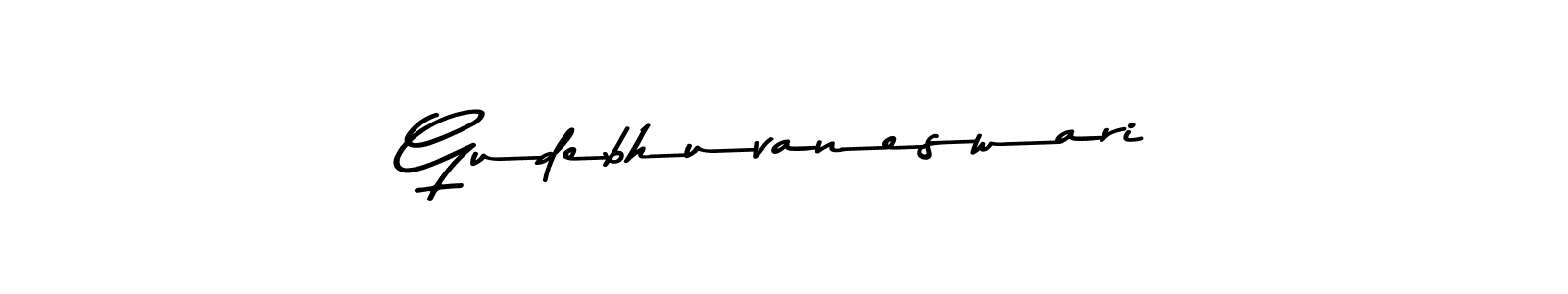 Create a beautiful signature design for name Gudebhuvaneswari. With this signature (Asem Kandis PERSONAL USE) fonts, you can make a handwritten signature for free. Gudebhuvaneswari signature style 9 images and pictures png