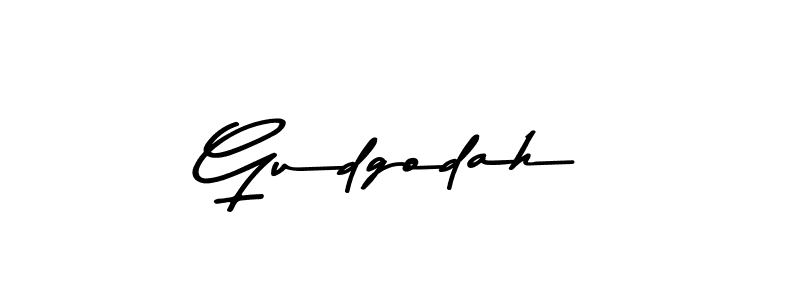 How to make Gudgodah signature? Asem Kandis PERSONAL USE is a professional autograph style. Create handwritten signature for Gudgodah name. Gudgodah signature style 9 images and pictures png