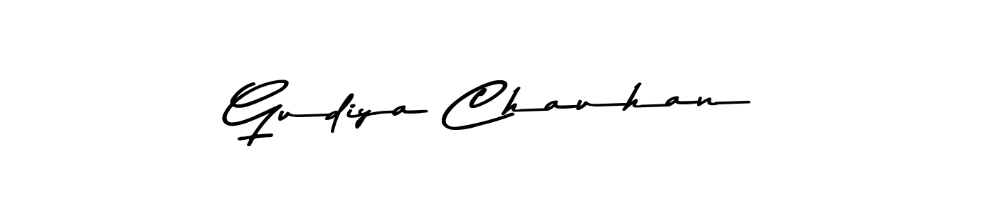 How to make Gudiya Chauhan signature? Asem Kandis PERSONAL USE is a professional autograph style. Create handwritten signature for Gudiya Chauhan name. Gudiya Chauhan signature style 9 images and pictures png