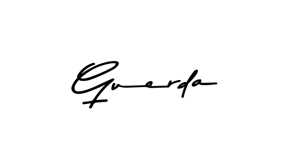 How to make Guerda signature? Asem Kandis PERSONAL USE is a professional autograph style. Create handwritten signature for Guerda name. Guerda signature style 9 images and pictures png