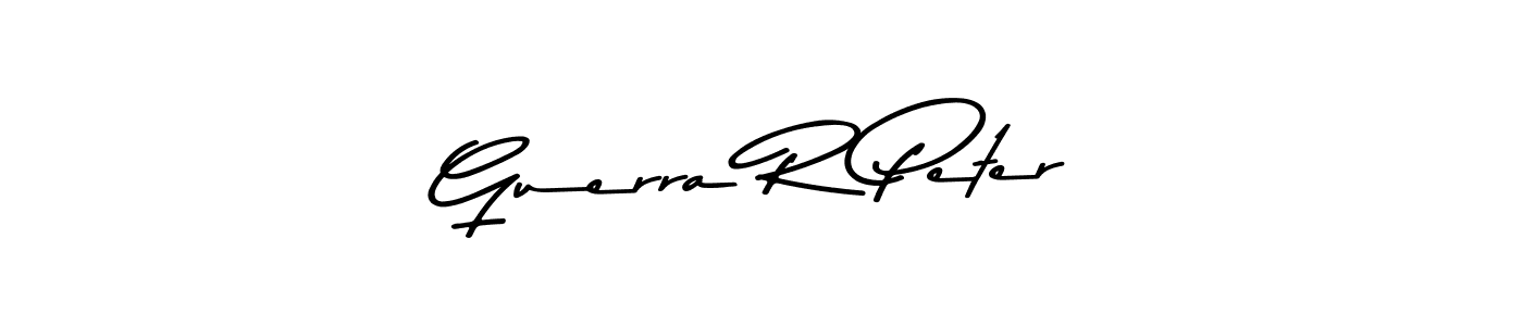 Also we have Guerra R Peter name is the best signature style. Create professional handwritten signature collection using Asem Kandis PERSONAL USE autograph style. Guerra R Peter signature style 9 images and pictures png