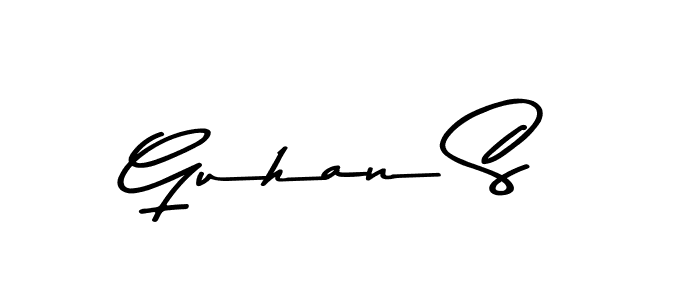 How to make Guhan S signature? Asem Kandis PERSONAL USE is a professional autograph style. Create handwritten signature for Guhan S name. Guhan S signature style 9 images and pictures png