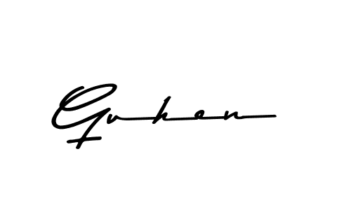 Also You can easily find your signature by using the search form. We will create Guhen name handwritten signature images for you free of cost using Asem Kandis PERSONAL USE sign style. Guhen signature style 9 images and pictures png