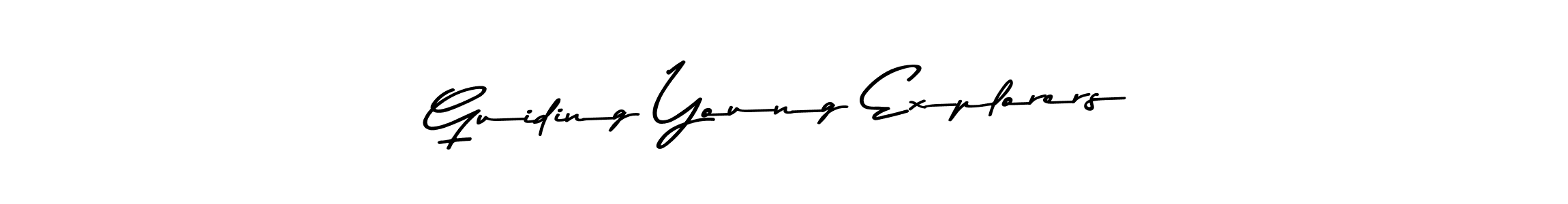 Guiding Young Explorers stylish signature style. Best Handwritten Sign (Asem Kandis PERSONAL USE) for my name. Handwritten Signature Collection Ideas for my name Guiding Young Explorers. Guiding Young Explorers signature style 9 images and pictures png