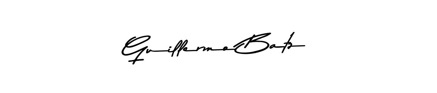 Make a beautiful signature design for name Guillermo Batz. With this signature (Asem Kandis PERSONAL USE) style, you can create a handwritten signature for free. Guillermo Batz signature style 9 images and pictures png