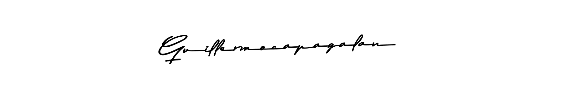 if you are searching for the best signature style for your name Guillermocapagalan. so please give up your signature search. here we have designed multiple signature styles  using Asem Kandis PERSONAL USE. Guillermocapagalan signature style 9 images and pictures png