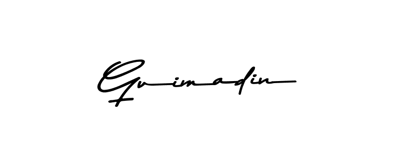 Design your own signature with our free online signature maker. With this signature software, you can create a handwritten (Asem Kandis PERSONAL USE) signature for name Guimadin. Guimadin signature style 9 images and pictures png