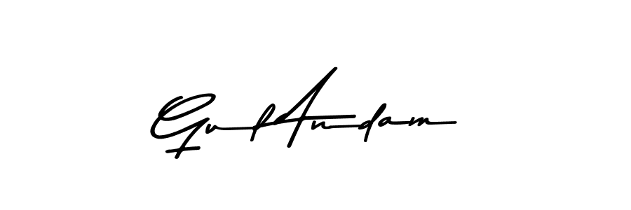 How to make Gul Andam signature? Asem Kandis PERSONAL USE is a professional autograph style. Create handwritten signature for Gul Andam name. Gul Andam signature style 9 images and pictures png